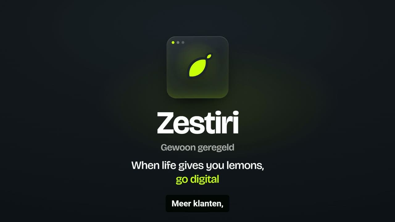 Zo maken wij je site
